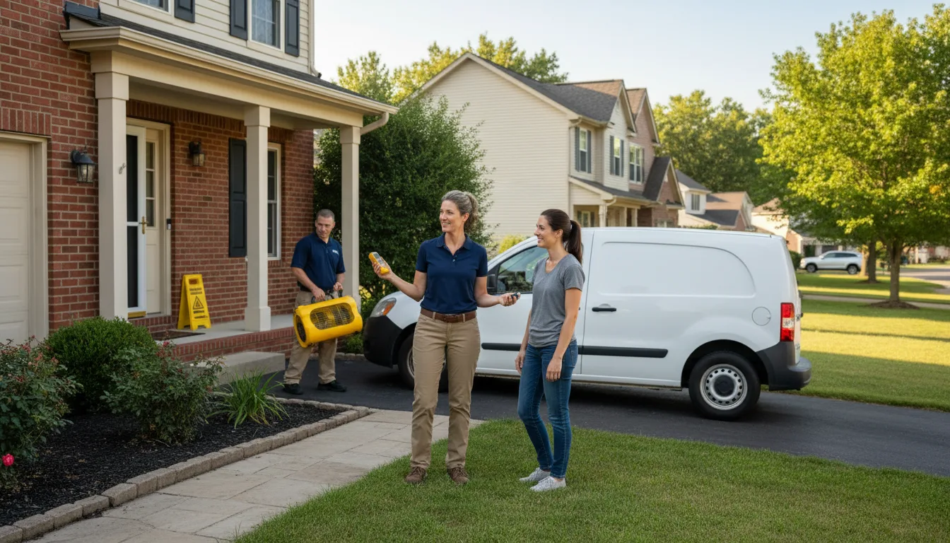 Water restoration image for Dehumidification And Cleanup Services in Franklin Lakes, NJ